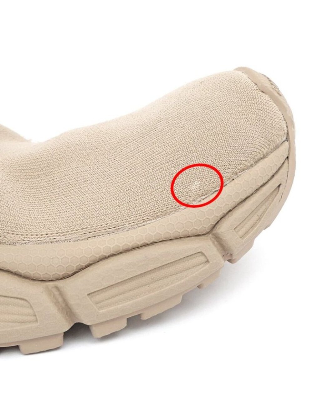 Balenciaga 3 XL Knit Socks Sneakers Beige Size 28.5 Shoes - Picture 3 of 10